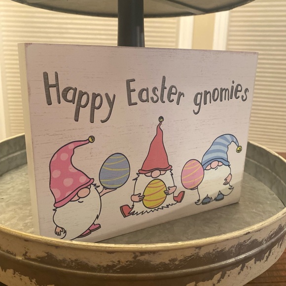 Easter Gnome Wood Sign, Happy Easter Gnomies, Easter Tier Tray or Wall Decor - Picture 11 of 16